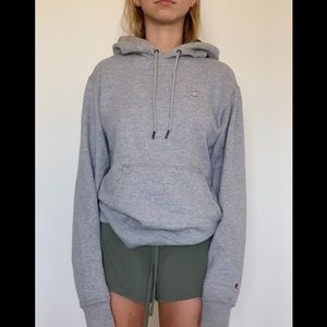 Grey champion hoodie